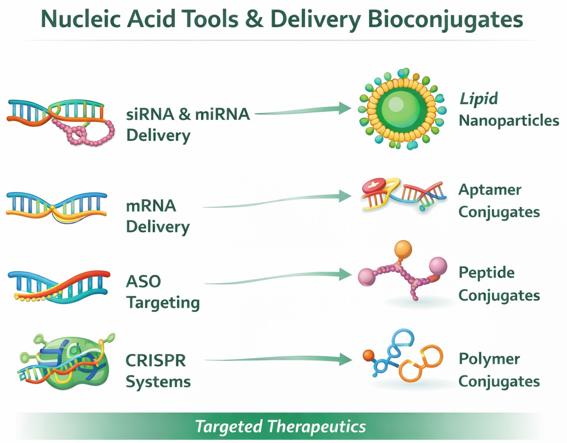 ASO Peptides, siRNA Lipid ConjugatesConjugates